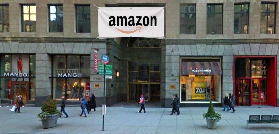 Amazon opens store in NYC